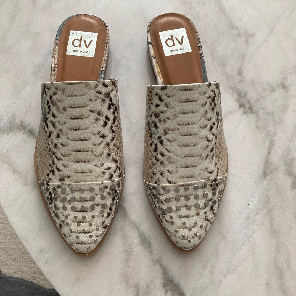 Dolce Vita Women's Snakeskin Mules